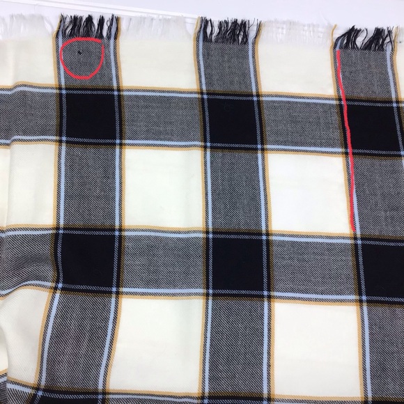 COACH NEW YORK Horse & Carriage Wool Plaid Scarf - Picture 7 of 8